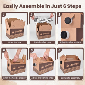 SkyJourney screw-on cap provides leak-proof serving at catering sites.