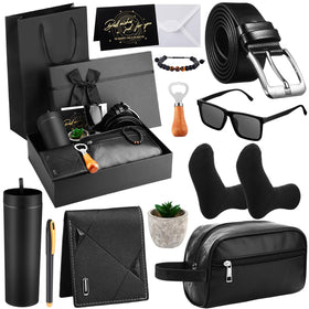 Skylety 13-piece birthday gift basket tumbler keeps drinks at the right temperature