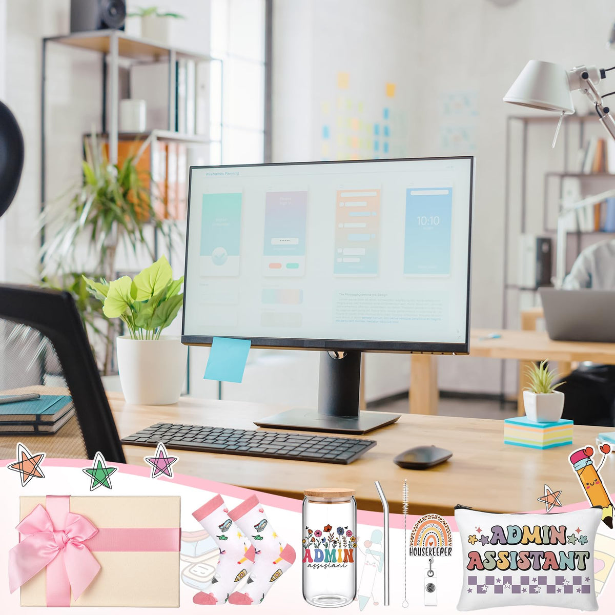 Skylety gift set display designed for administrators