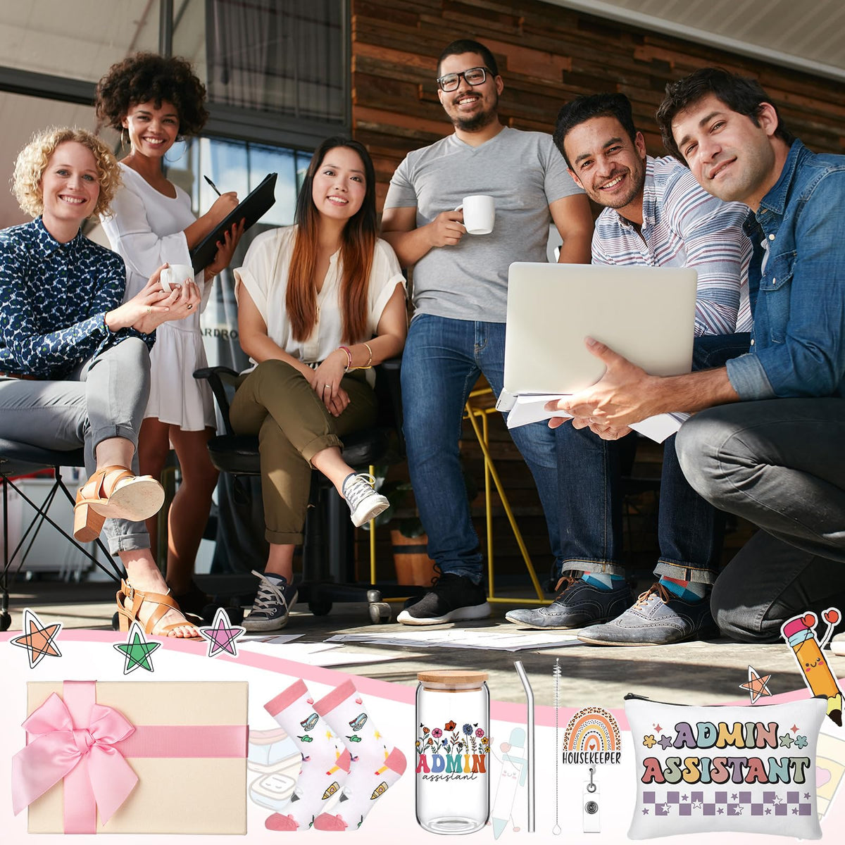 Skylety staff celebration use with admin gift set