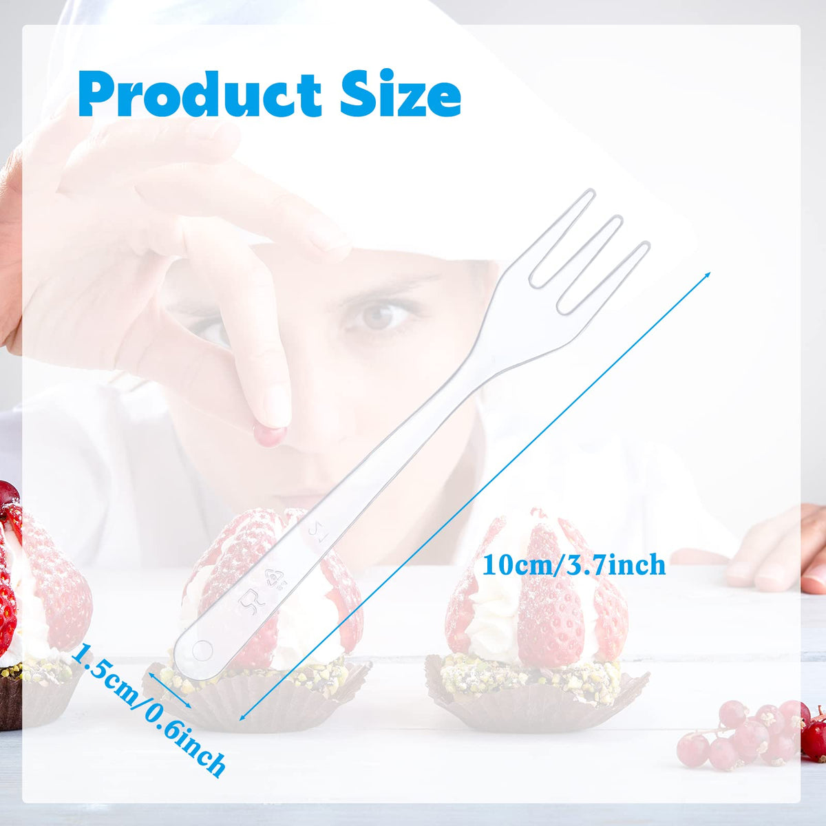 Skylety disposable appetizer forks for easy party serving