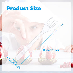 Skylety disposable appetizer forks for easy party serving