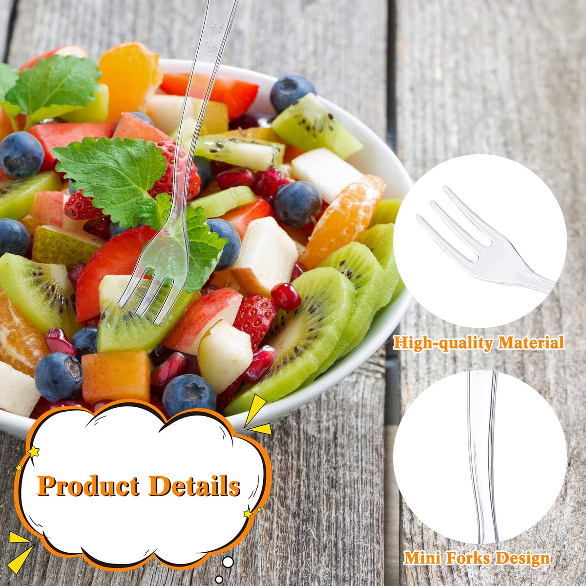 Skylety mini dessert forks add elegance to tastings and celebrations