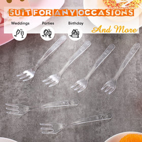 Skylety forks for fruit platters and hors d'oeuvres