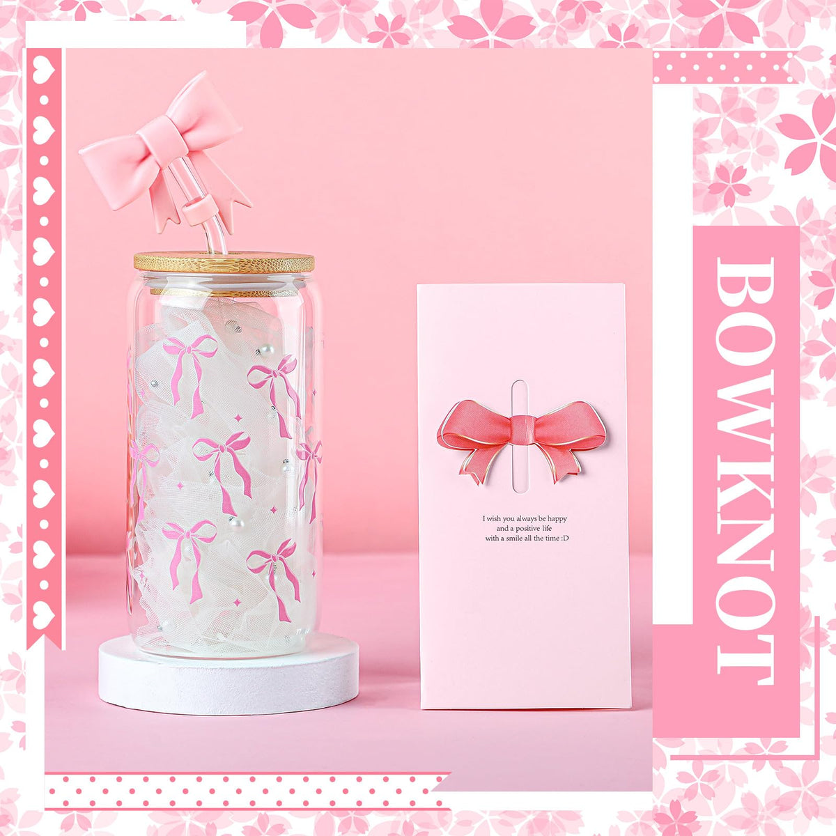 Skylety pink eye mask with bow for restful moments.