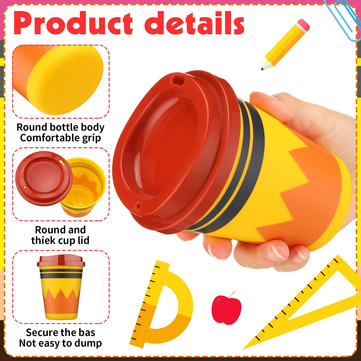 Skylety apples cup with apple motif, perfect year-end token.