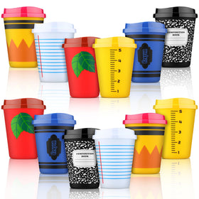 Skylety pencils cup with pencil motif, ideal classroom gift.