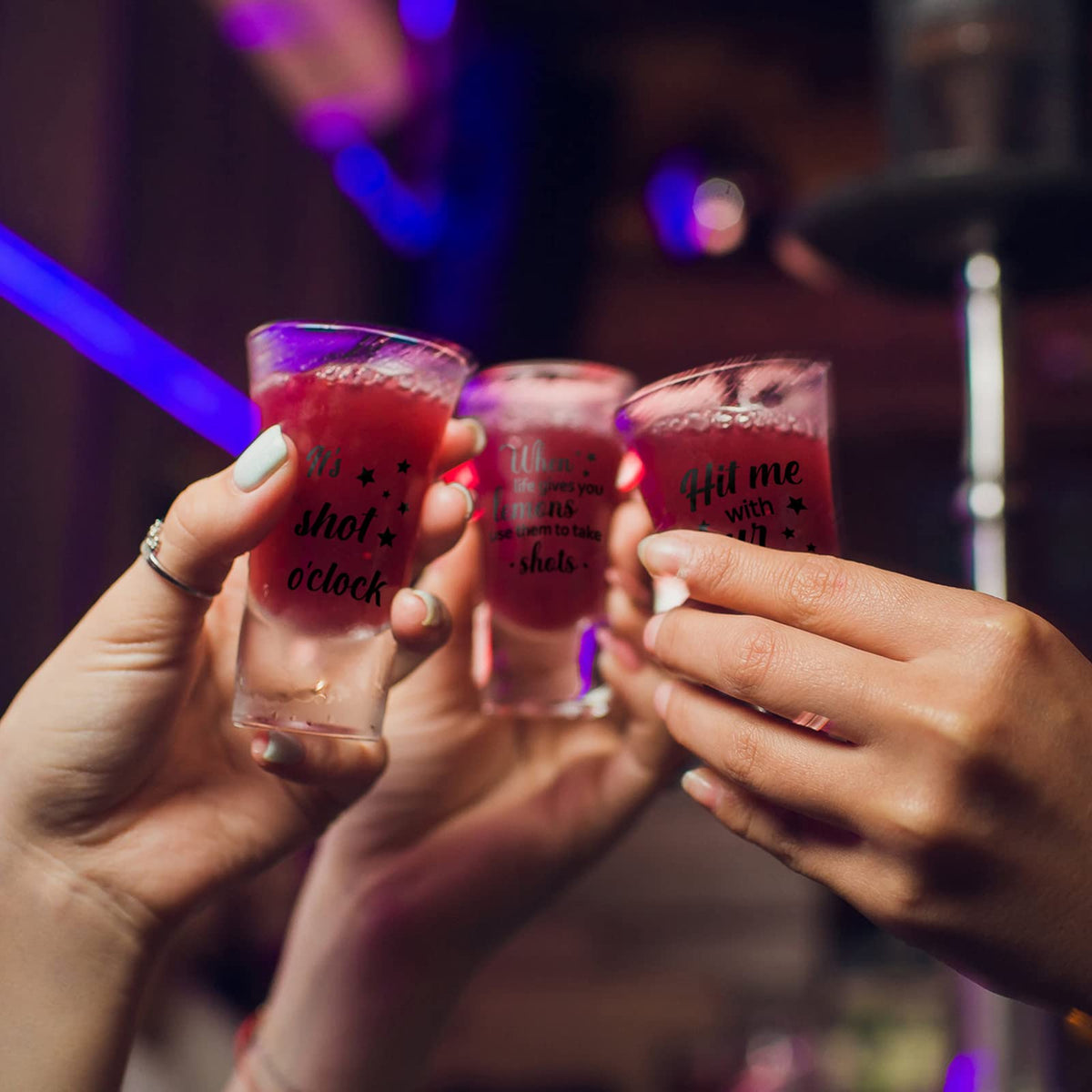 Skyley multi-use party cups suitable for cocktails desserts and fruits