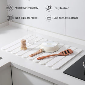 Skyutacil stone mat used as heat-resistant counter pad
