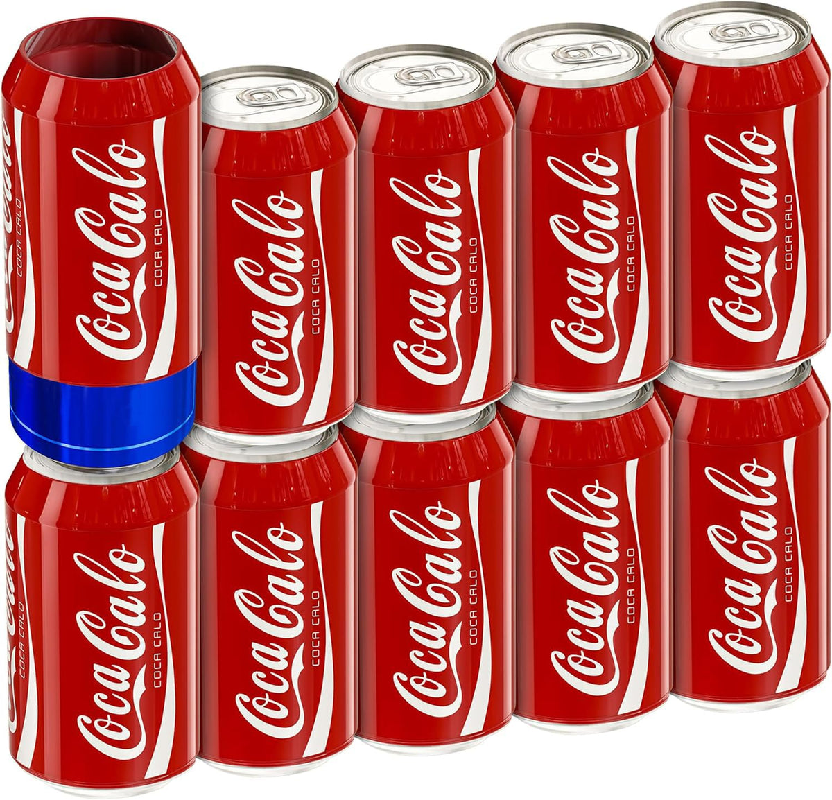 Skywin BeerSkin red silicone can cover on 12 oz cans, ideal for outdoor events