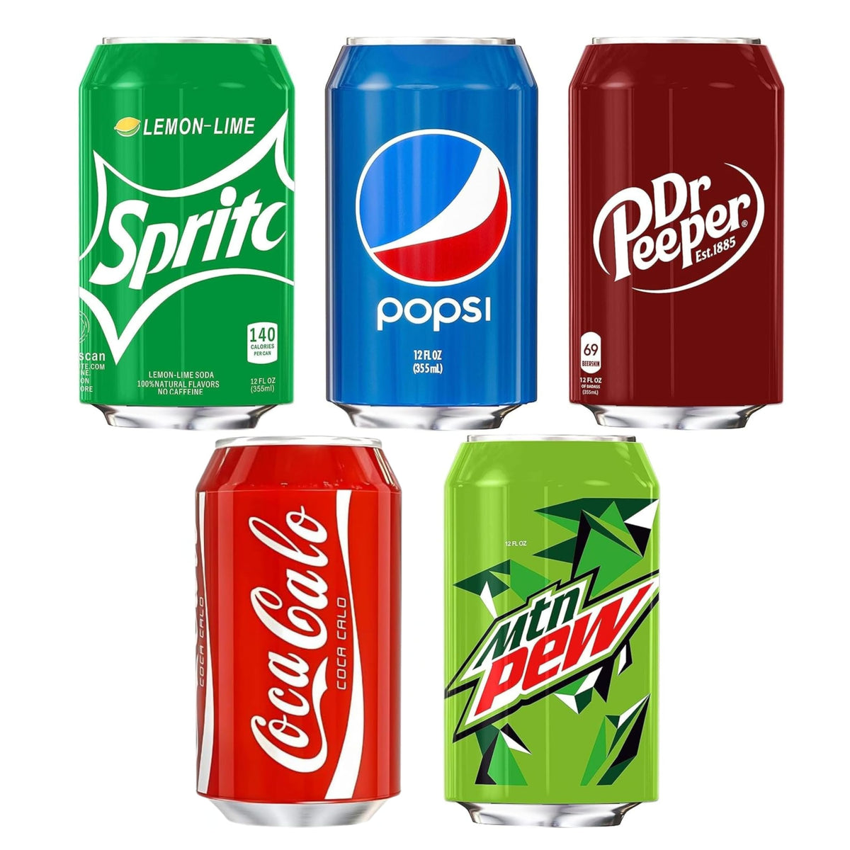 Skywin five-pack silicone can covers fit 12oz cans for reusable, spill-resistant sipping.