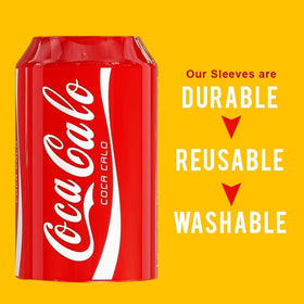 Skywin can koozies keep drinks cold and hands dry.