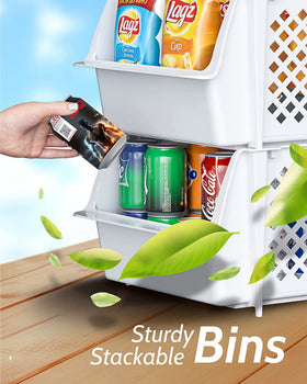 Skywin TidyFriend durable plastic construction supports heavier items.