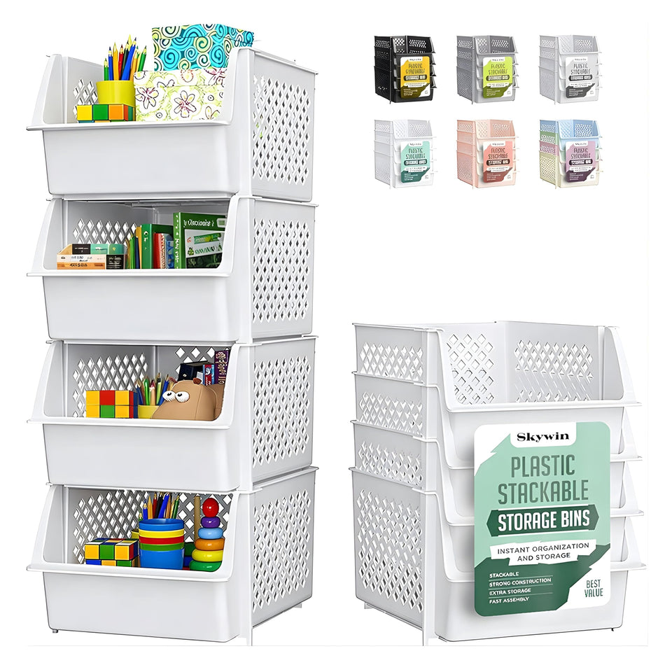 Skywin TidyFriend front-view bin for easy pantry access and quick visibility.