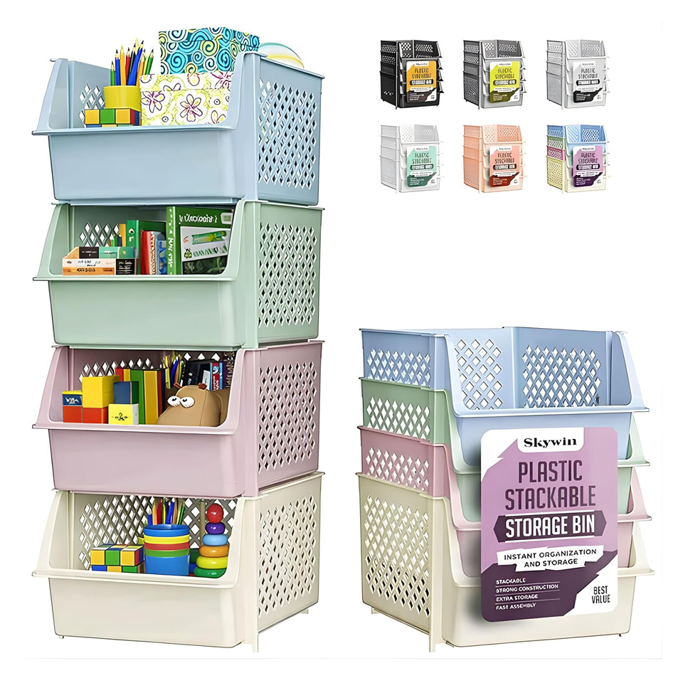 Skywin TidyFriend pantry bin with open front for easy visibility and quick access.