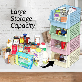 Skywin TidyFriend pantry bin helps organize snacks and dry goods at a glance.