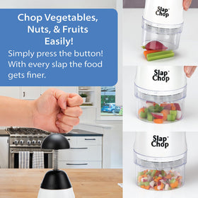 Slap Chop butterfly opening cleaning feature simplifies cleanup after prep