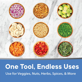 Slap Chop ready for salad toppings and versatile meals