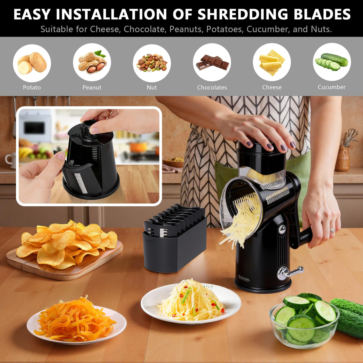 SLEEKDR dishwasher-safe parts designed for easy cleaning