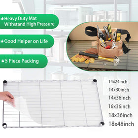 Slendor liner is 0.7 mm thick for sturdy support on metal shelves.