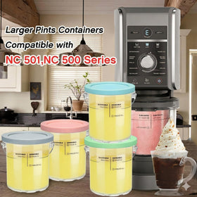 SLLFLY compatible with Ninja Creami NC501 and NC500 Deluxe models.