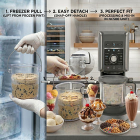 SLLFLY leakproof silicone lids seal in freshness and prevent freezer odors.