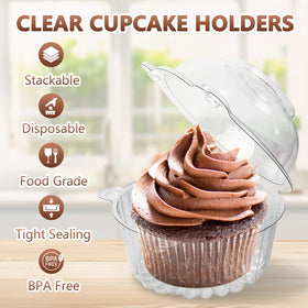 Slomg disposable dessert container crystal clear display for desserts