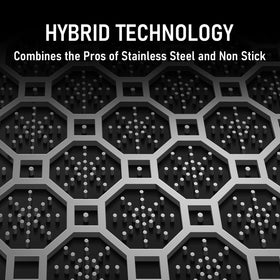 SLOTTET hybrid steamer rack with vegetables demonstrates versatile steaming.