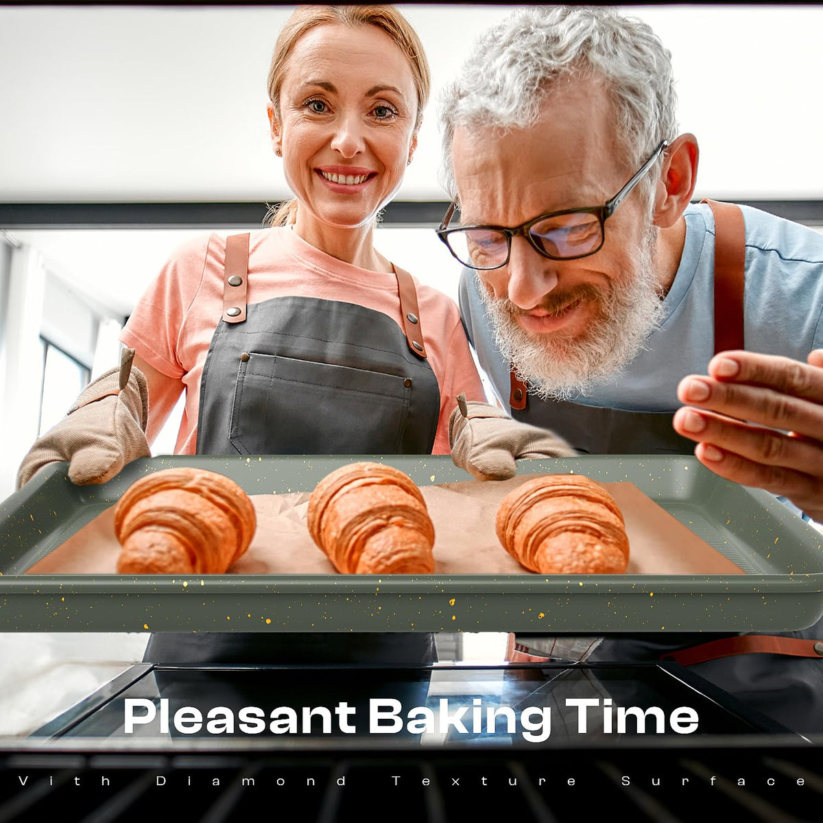 Slow Slog carbon steel construction ensures durable, warp-resistant baking.