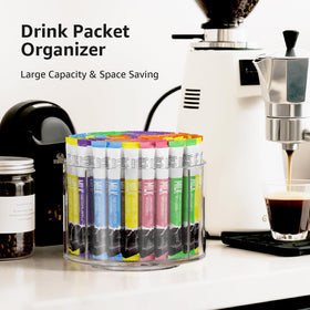 Slow Slog Divided Drink Packet Organizer leak-proof base prevents spills.