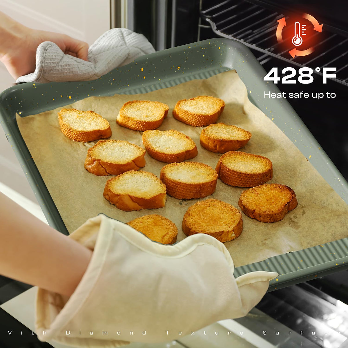Slow Slog muffin pan for perfectly risen muffins and cupcakes.
