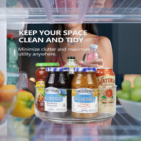 Slow Slog refrigerator organizer in PET material is durable and food-safe