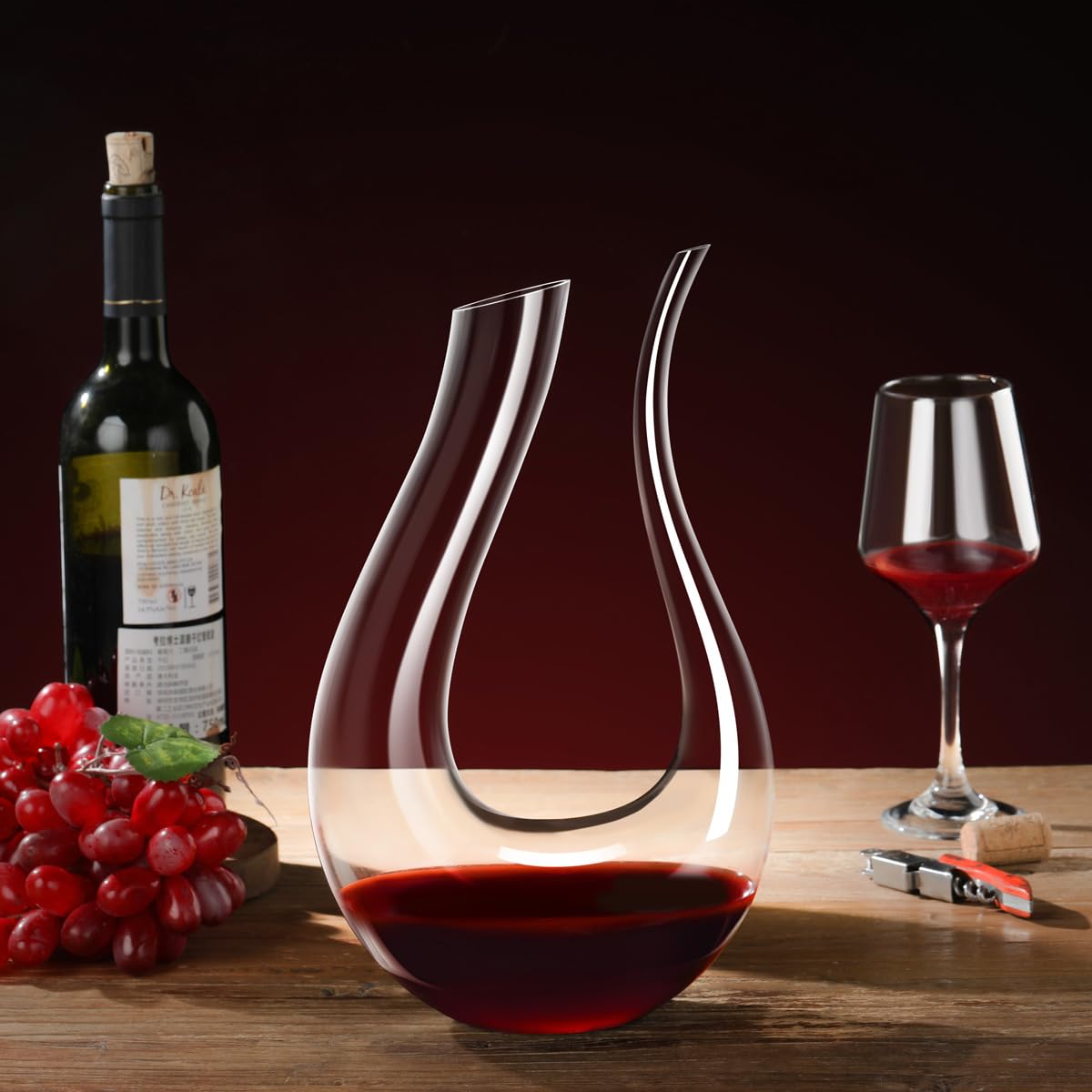 Smaier hand-blown lead-free crystal highlights clarity and craftsmanship