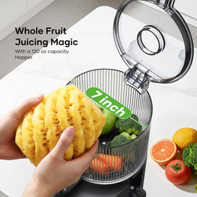 Smallhoo Sliver 3-in-1 juicer 120oz hopper perfect for batch juice.