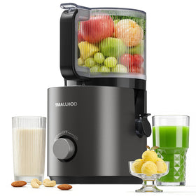 Smallhoo Sliver 3-in-1 juicer front view on kitchen counter for fresh juice.