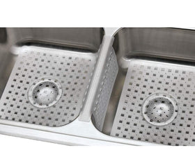 Smart Cook sink protector set keeps sinks clean and protected.