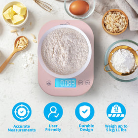 Smart Weigh pink scale stored easily in a drawer or cabinet