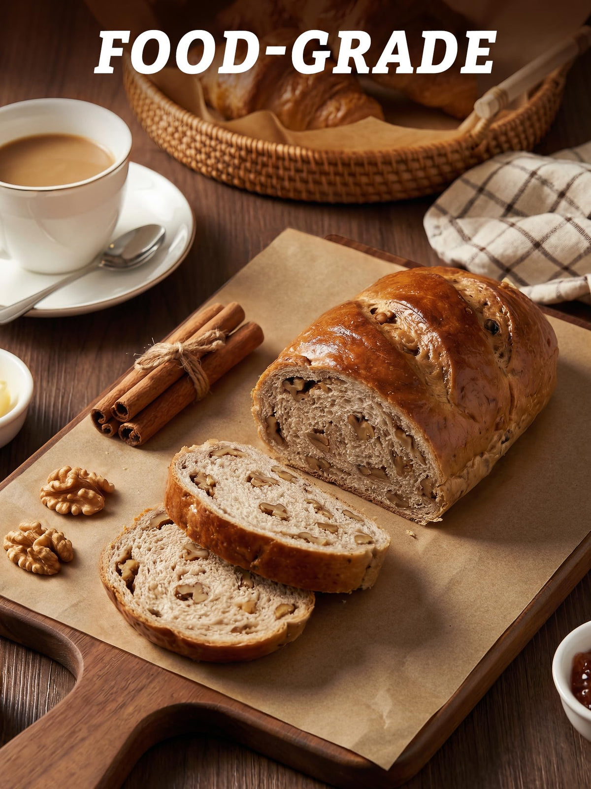 SMARTAKE disposable parchment sheets simplify cleanup after baking