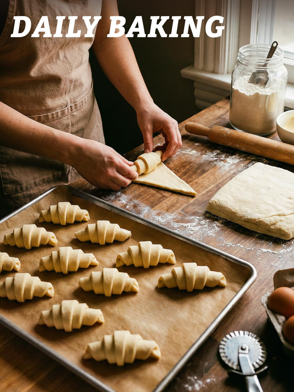 SMARTAKE half sheet pan fit parchment for precise baking on standard trays