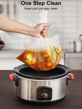 SMARTAKE nylon liner with high-tenacity material, tear-resistant during cooking.