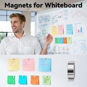 Magnets on whiteboard from SMARTAKE for versatile surface adhesion.