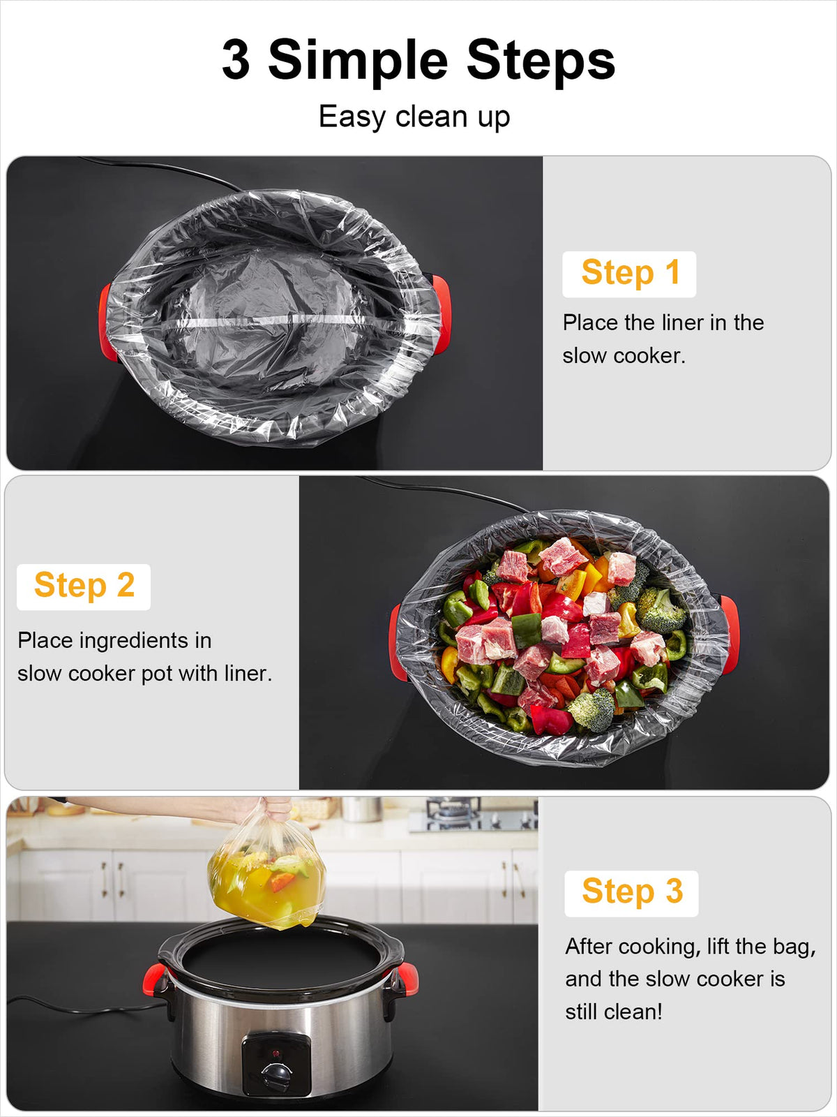 SMARTAKE microwave-safe liner shown; use it to heat meals without extra mess