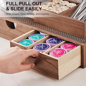 SMARTAKE included non-slip mat protects surface and keeps pods secure.