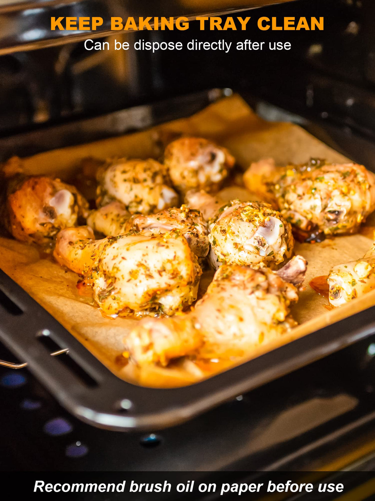 SMARTAKE non-stick parchment sheets release cookies and breads cleanly.