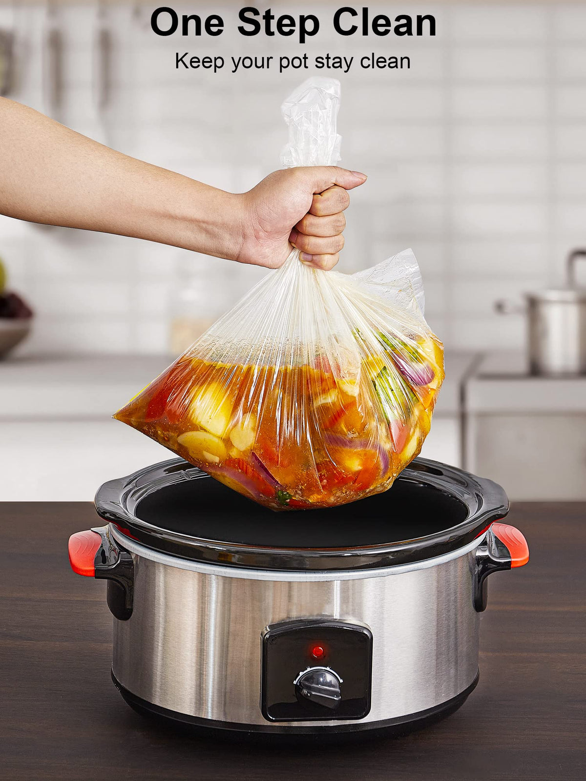 SMARTAKE oval-and-round pot liner fits multiple shapes; flexibility reduces prep limits