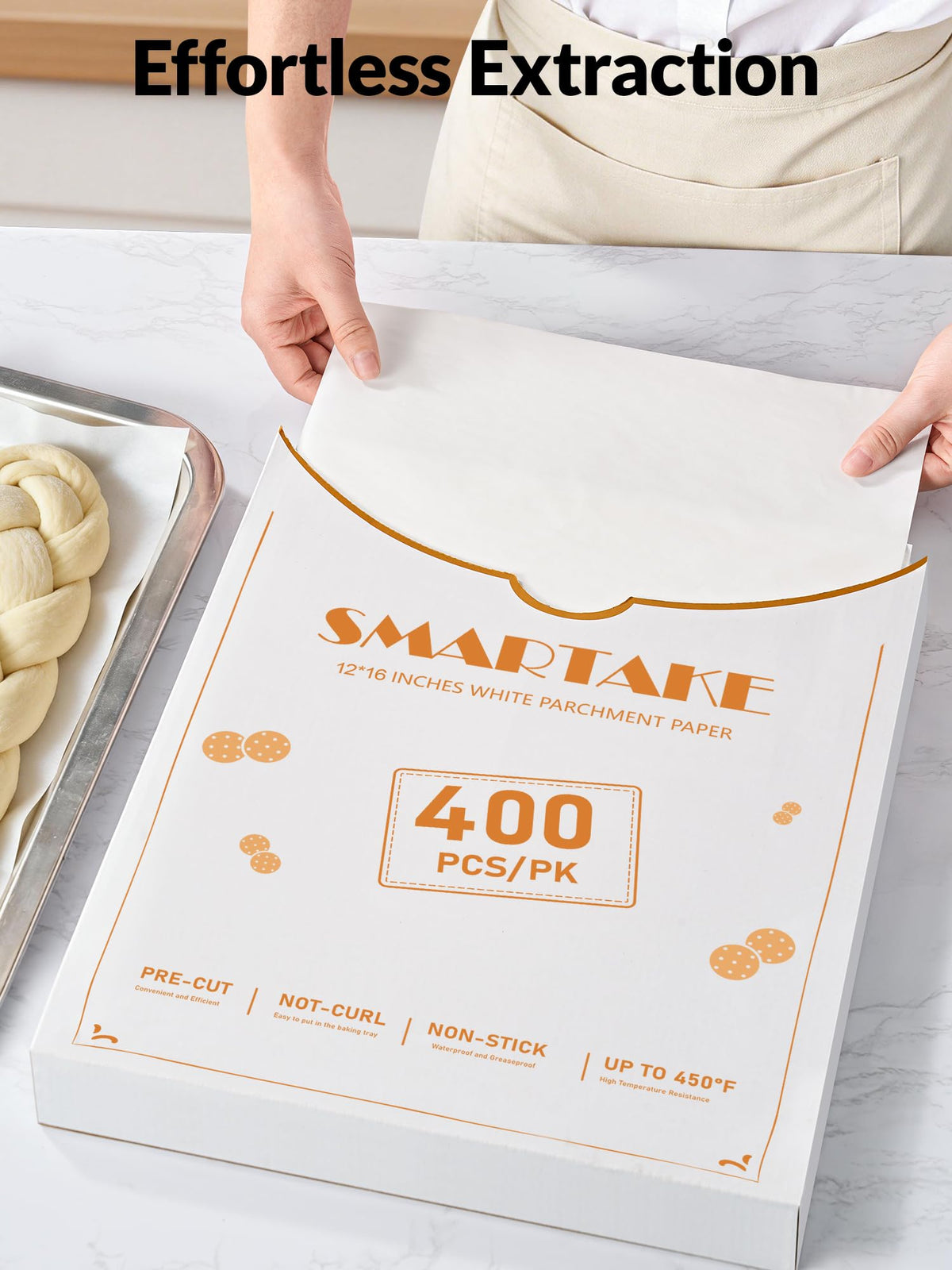 Smartake parchment paper works in oven, grill, air fryer, and steamer