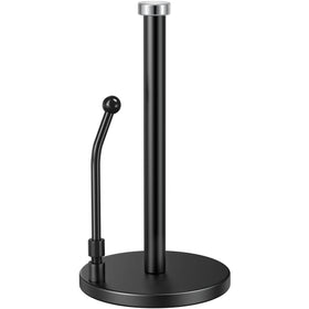 SMARTAKE paper towel holder, base side view, showing stable counter placement.