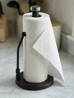 SMARTAKE paper towel holder, durable construction for long-term use.