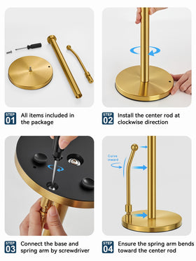 SMARTAKE gold finish complements home kitchens and dining spaces.