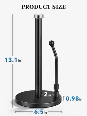 SMARTAKE paper towel holder removable top, easy refill demonstration.